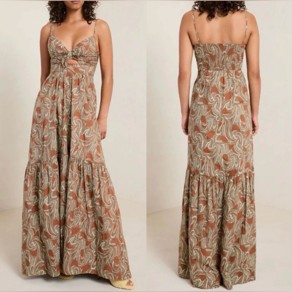 NWT A.L.C. Laura Printed Maxi Dress